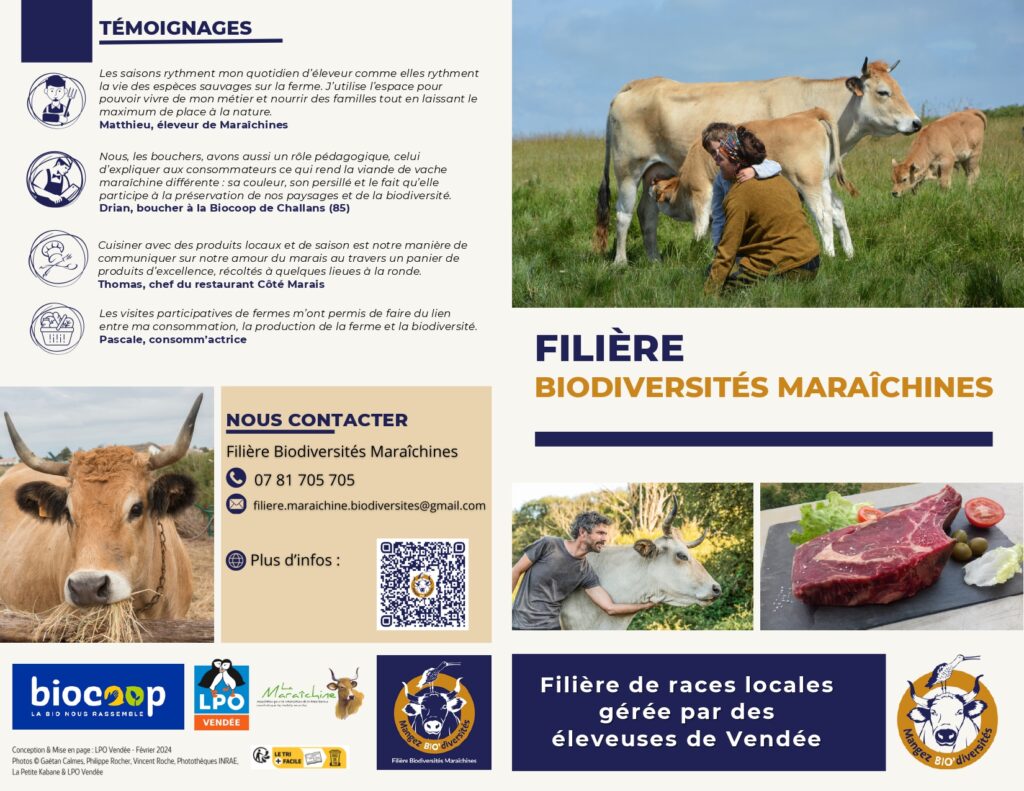 Plaquette filière Biodiversités Maraîchine page 1