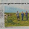 Des nouvelles maraîchines dans le marais de Bois de Céné