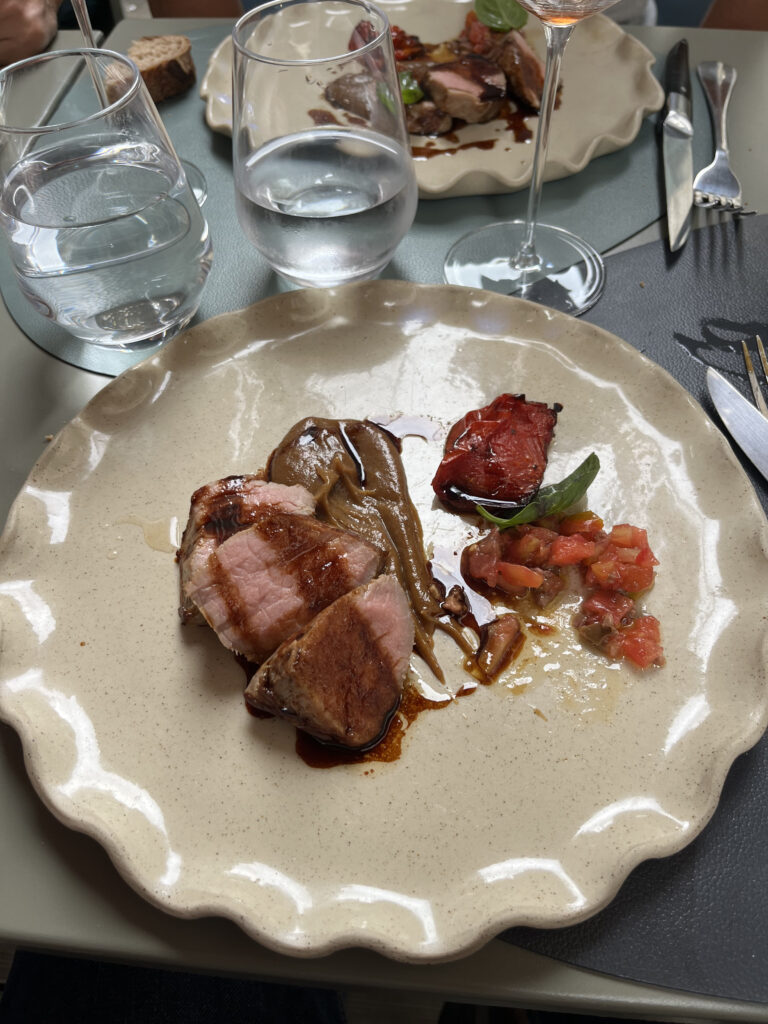 Assiette restaurant Lamaccotte, Nantes, juillet 2025