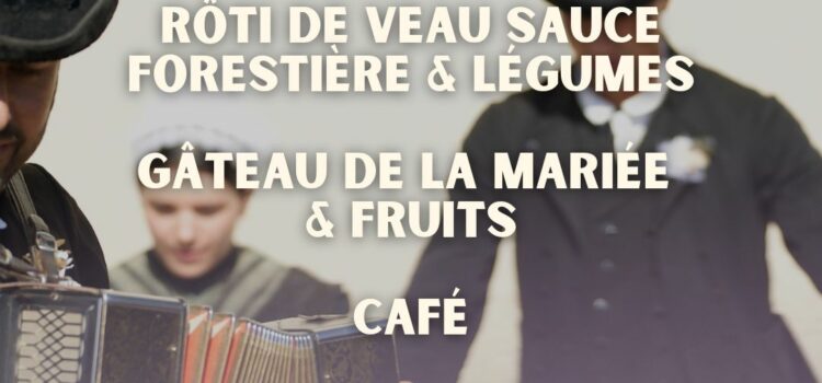 Menu Noce Maraîchine Daviaud 2025