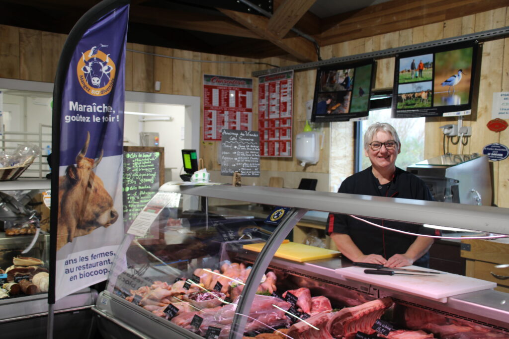 Chantal boucherie biocoop Grain de Sel