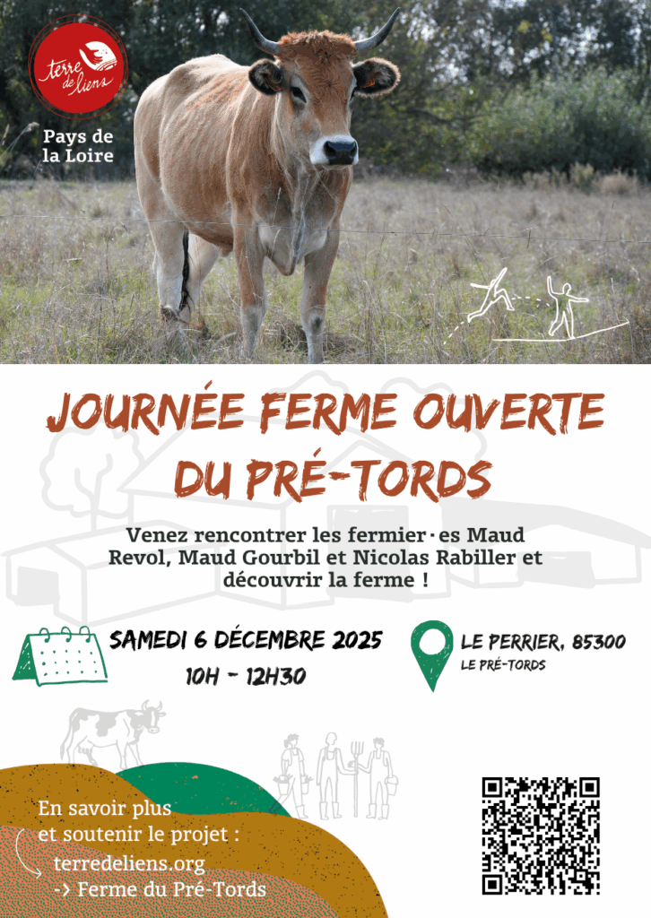 Affiche Journée ferme ouverte au Pré Tords